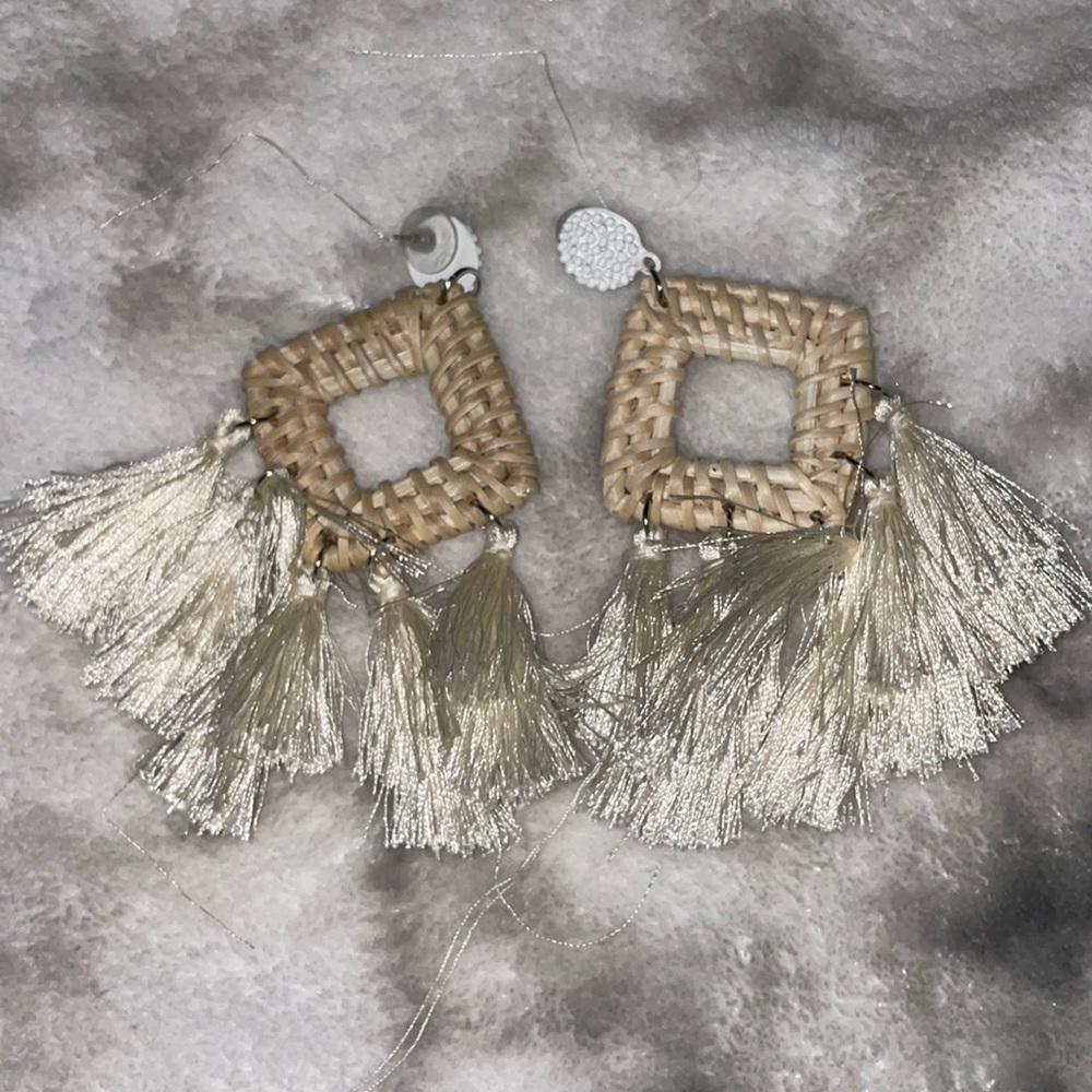 Boho fringe earrings